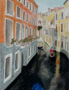 13 Venedig 2016 Pastellkreide auf Papier 30x40