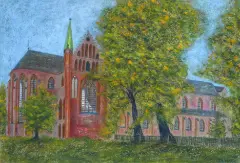 24_Kloster_Chorin_Nordseite_2026_Pastellkreide_auf_Papier_41.5x59