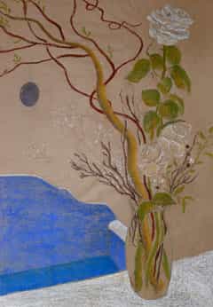10 Osterblumen von Braco 2015 Pastellkreide auf Papier 50x70